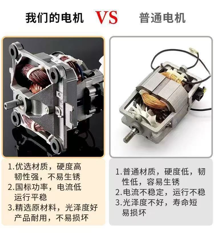 4L Blender Cross-border North America Europe Stainless Steel High-capacity Metal Blender Juicer Meat Grinder Mixer