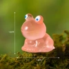 Light red/colorful fluorescent little frog