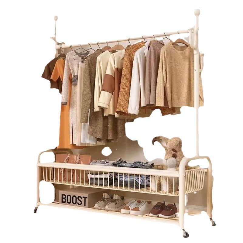 床置き服ラック家庭用部屋寝室掛け服ラック移動ハンガー簡易ハンガー卸売り|undefined