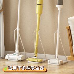 日本製掃除機収納ラックパンチフリー掃除機収納ラック家庭用小型掃除機ホルダーモップラック