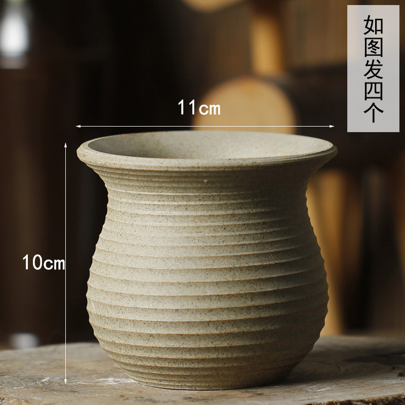 セラミック植木鉢景徳鎮大型無地焼花ポット多肉植物手作り粘土ポットレトロ植木鉢セラミックガーデニング見栄えの良い|undefined