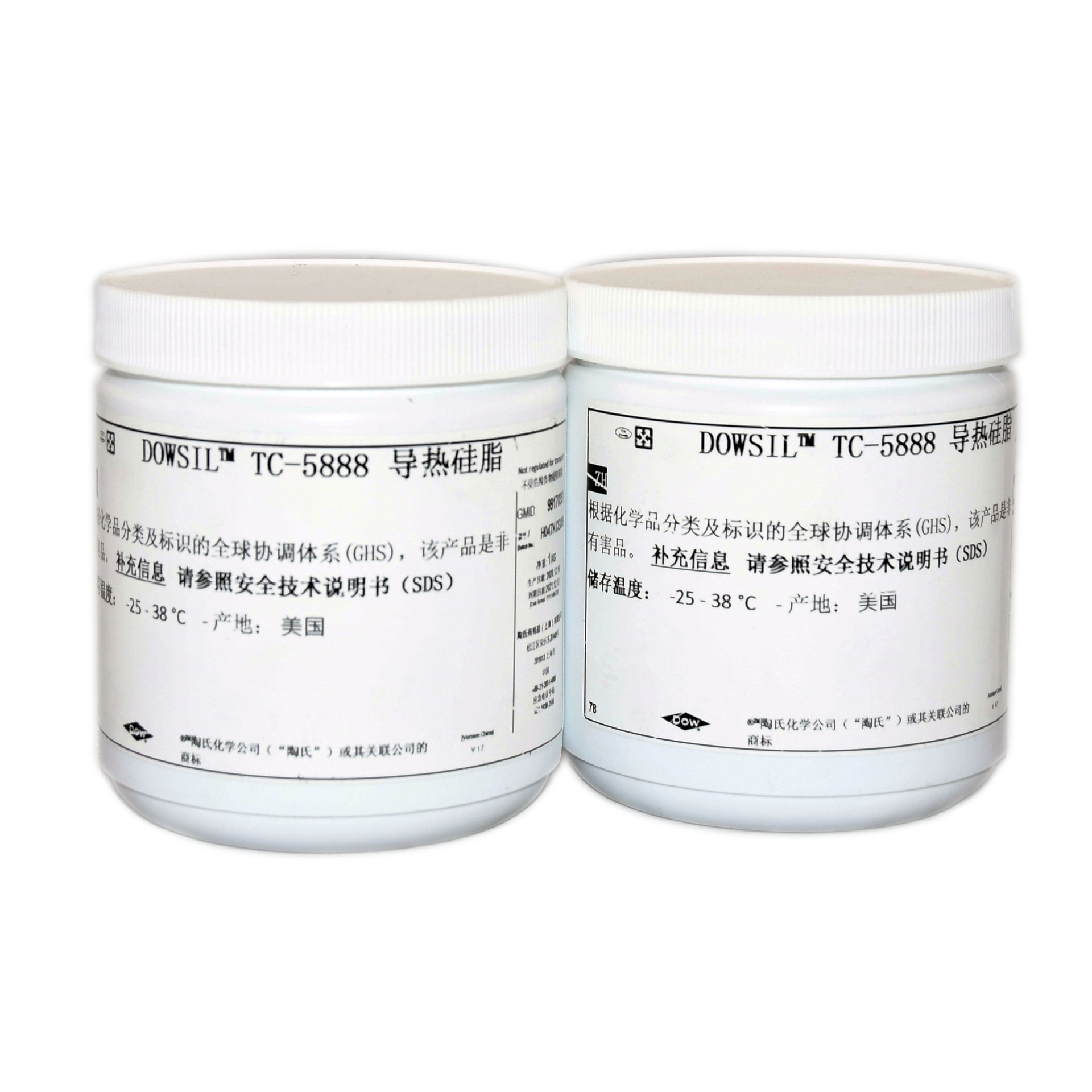 陶熙道康宁TC-5888 导热硅脂灰色导热膏CPU导热率5.2 1KG