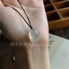 玛瑙玉髓小猫爪吊坠巴西冰透少女可爱玉髓熊掌肉垫diy配饰挂件