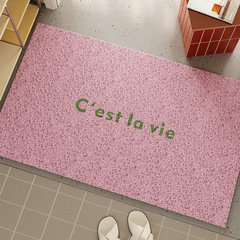 韓系純色馬卡龍入戶門地墊玄關耐髒易打理腳墊進門可裁剪絲圈地墊