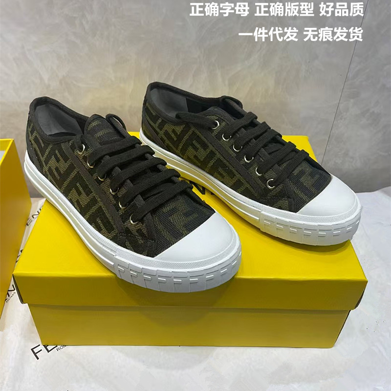 Cross-border Southeast Asia Cambodia Phnom Penh Vietnam Casual Women's Shoes 2025 New FD Letter Old Flower Breathable Canvas Shoes