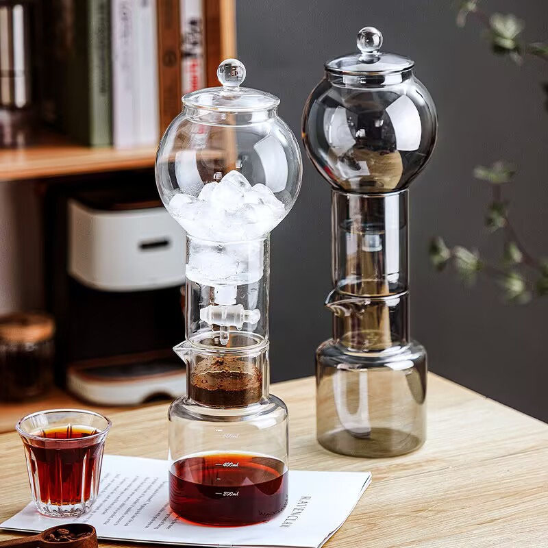 Ice-Brewed European-Style Ice Drip Coffee Pot Cold Brew Cold Brew Ice Brew Pot Drip-Type Hand-Brewed Coffee Pot Household Extraction Tea Set