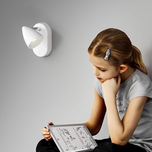 New Wiring-free Remote Control Rechargeable Spotlight Wall Lamp Free Installation Mural Lamp Advertising Figure Display Cabinet Bedside Wall Lamp