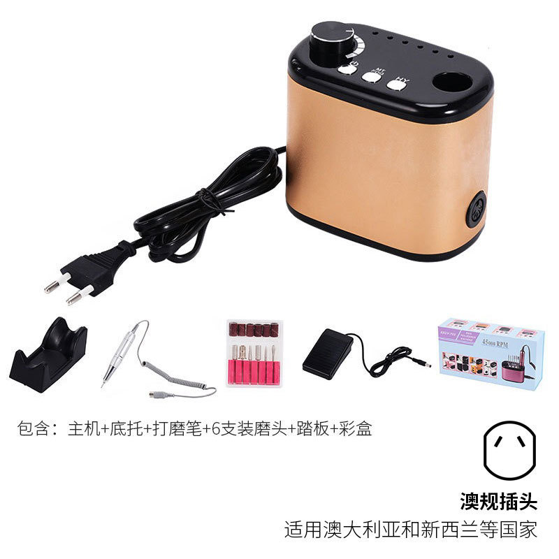 Nueva máquina de molienda de manicura recargable manicura removedor de uñas especial 45000 amoladora de uñas de alta velocidad transfronteriza