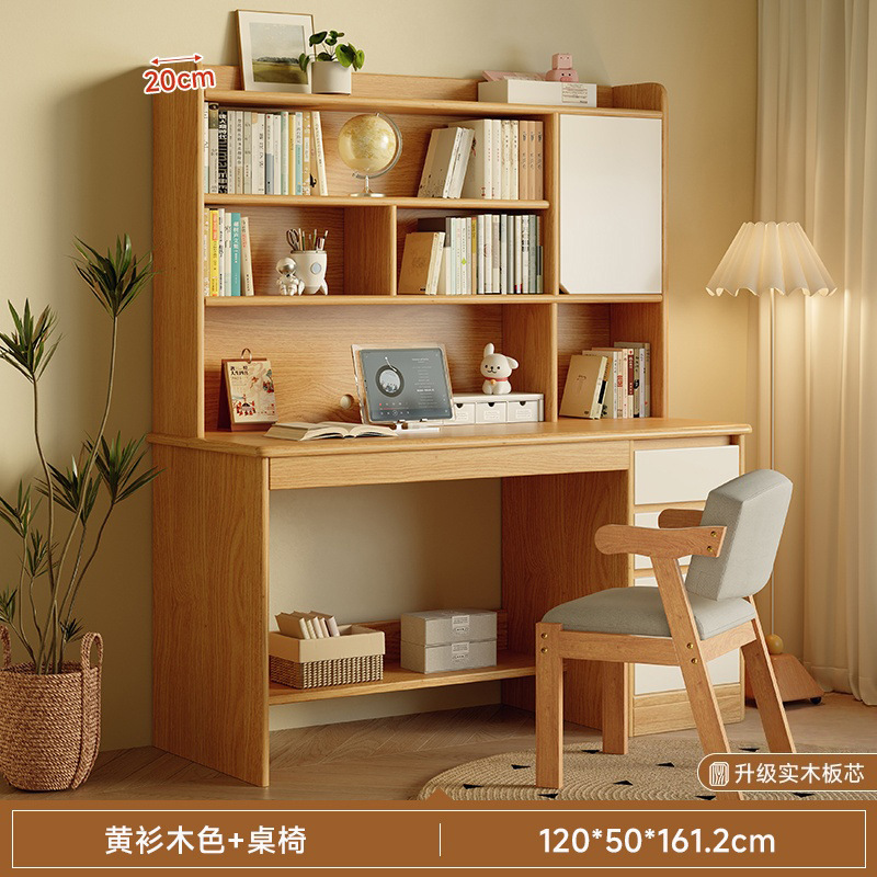 Escritorio de madera sólida escritorio de estudio para estudiantes en el hogar escritorio de escritorio estante de dormitorio escritorio de escritorio para adultos