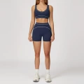 7028 bra + 7028 shorts—badge blue