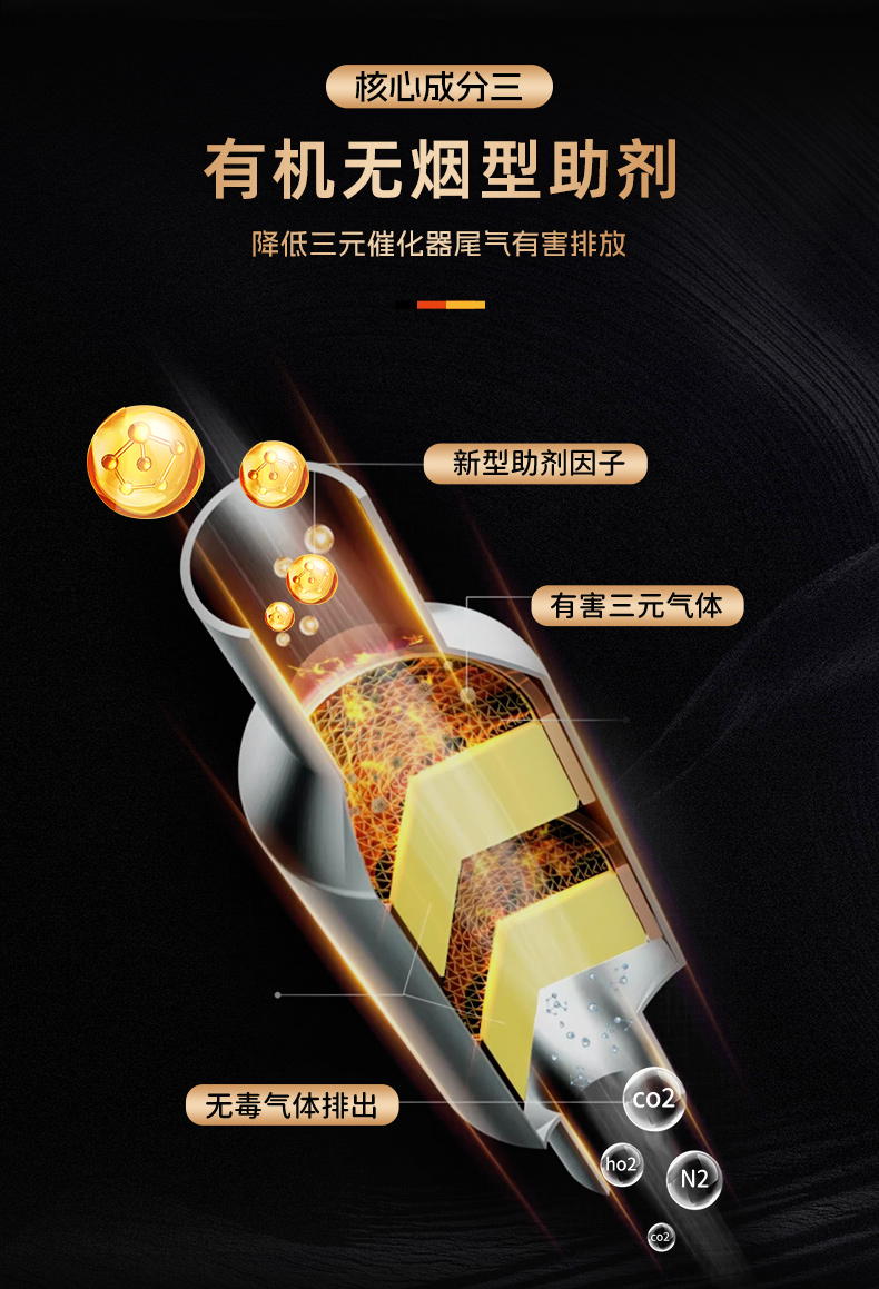2-in-1 Fuel Additive for Vehicles: Engine Carbon Deposit Remover, Catalytic Converter Cleaner, PEA Liquid Gasoline Additive