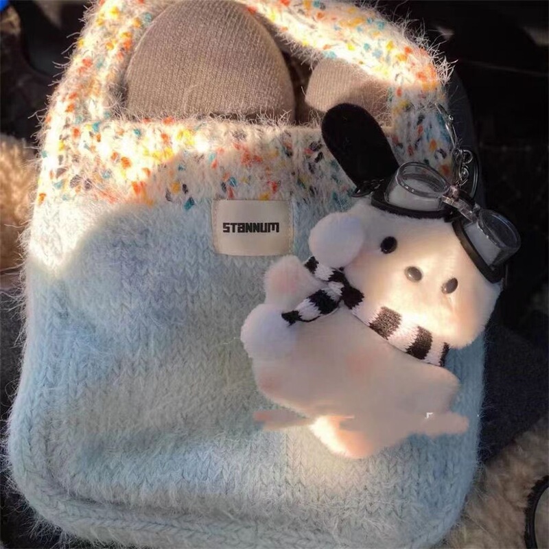インブラッシュパチャ犬かわいい人形ガールハートスクールバッグペンダントぬいぐるみクリエイティブ人形漫画カップルギフト|undefined