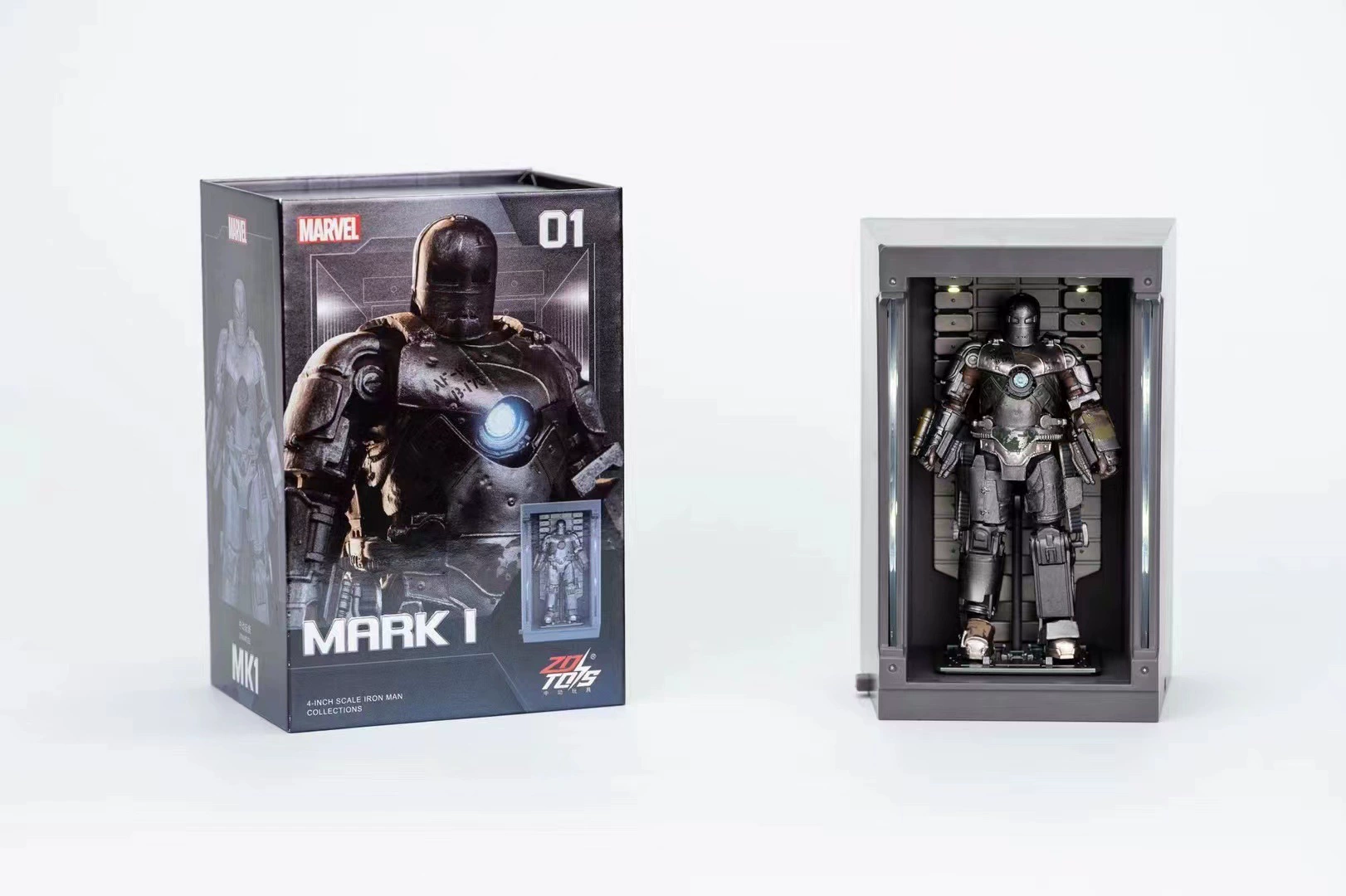 Minifigure (Marvel) MK85 Iron Man, 4-inch articulated collectible, multiple versions
