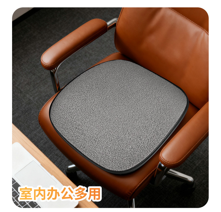 Car Heated Seat Cushion Single Piece Winter Plush Backless Car Seat USB Electric Heating 12V Cigarette Lighter Car Cushion