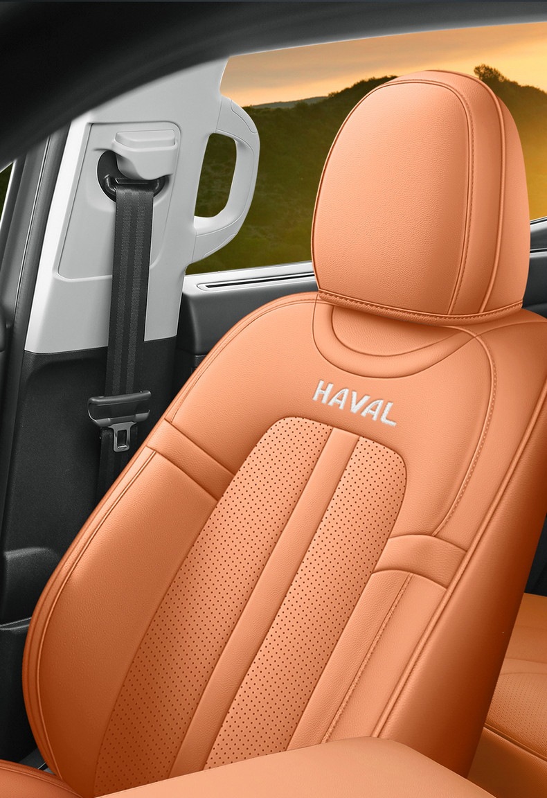 2026 Haval Menglong PLUS five-seater perforated leather breathable and wear-resistant car seat cushion full-cover specialized seat cover