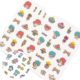 New Sanrio Manicure Stickers Cute Stickers Cartoon Children's Manicure Little Girl Kulomi Animal Nail Stickers