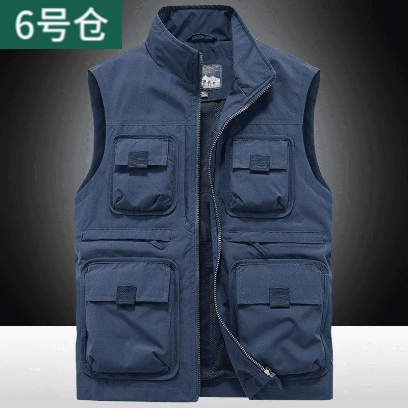 多口袋马甲秋冬工装休闲马甲钓鱼登山户外新款加绒马甲|undefined