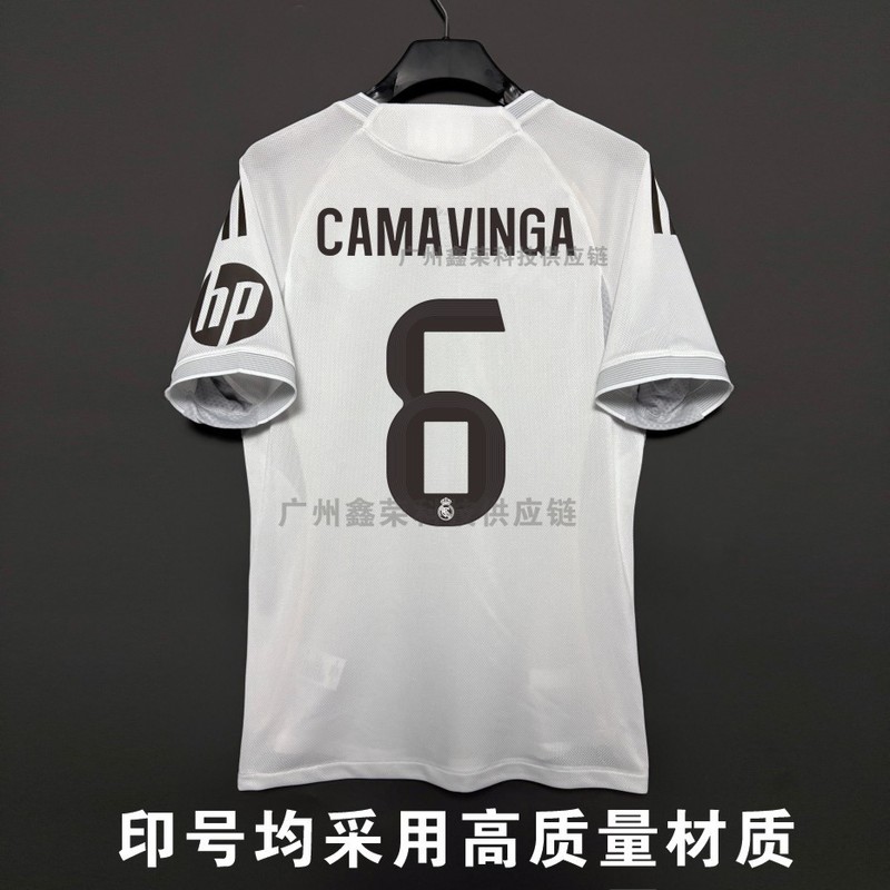 2526 レアル マドリード ホーム ジャージ No. 12 トレント No. 10 ムバッペ プレーヤー バージョン サッカー ジャージ 大人用 シングル トップ|undefined
