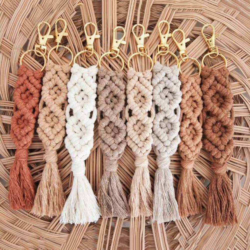 40g Weight Bag Pendant Classification 1 Piece Quantity Daily Occasion Simple Style Solid Color Cotton Rope Unisex Bag Pendant