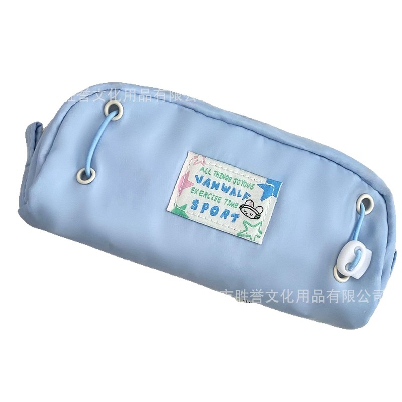 Xiaohongshu 同じスタイルのベリースター巾着鉛筆バッグイン大容量高価値化粧品バッグ学生文具箱収納袋|undefined