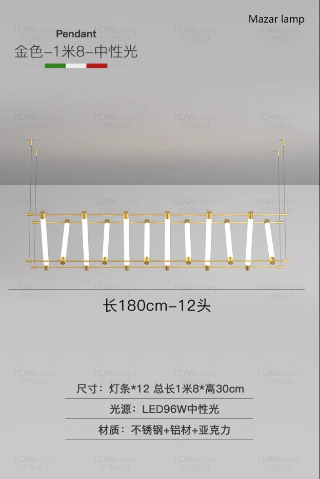 Zhongshan diseñador de lámparas candelables iluminación de estudio minimalista oficina creativa barmaza arte restaurante lámpara