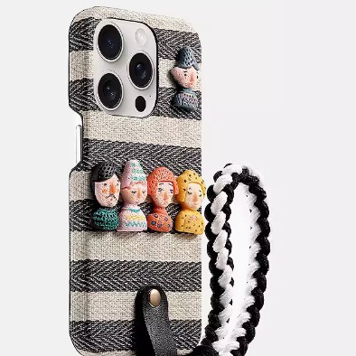 Dibujos animados para niños y niñas familia Apple 16promax tres paquetes de piel de imitación Apple 15/14pro funda para teléfono ip13