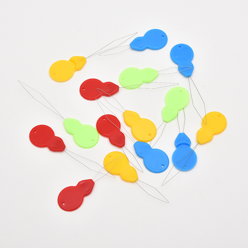 プラスチックひょうたん針通し機卸売カラフルなプラスチックテールスレッダー-リードインサート-ミシンDIYクロスステッチ|undefined