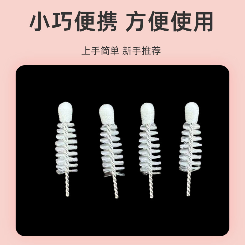 卸売り使い捨てまつ毛巻きまつ毛ブラシのまつ毛櫛の頭の化粧ブラシの頭の化粧道具のスパイラルまつ毛ブラシ|undefined