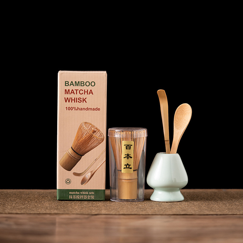 Tea Li matcha hair mixer mixer stirring brush matcha brush bamboo Li Bai Ben Li tea Li Li point tea suit