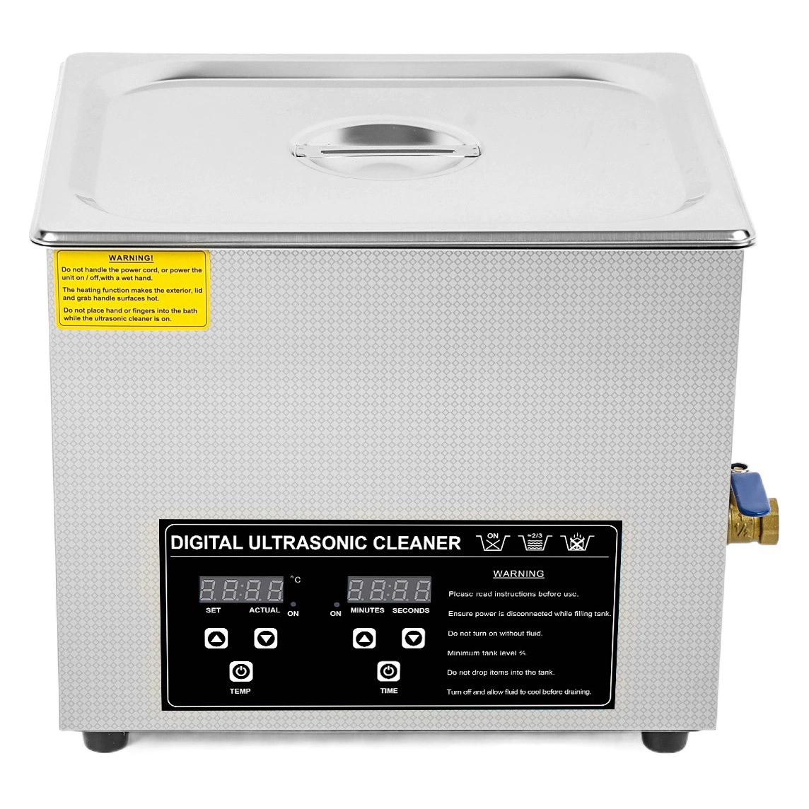 Ультразвуковая чистящая машина из нержавеющей стали для коммерческого использования, для чистки стоматологических инструментов и ювелирных изделий, с функцией нагрева и осцилляции
