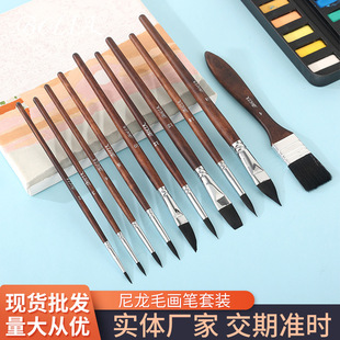 进口温莎牛顿艺术家特质尼龙水彩油画笔丙烯绘画笔油画笔美术画笔-阿里巴巴
