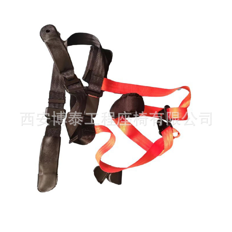 Asiento de coche cinturón de seguridad de cuatro puntos cinturón de seguridad retráctil ajustable cinturón de seguridad cinturón de minería ingeniería cinturón de seguridad de la mina de carbón