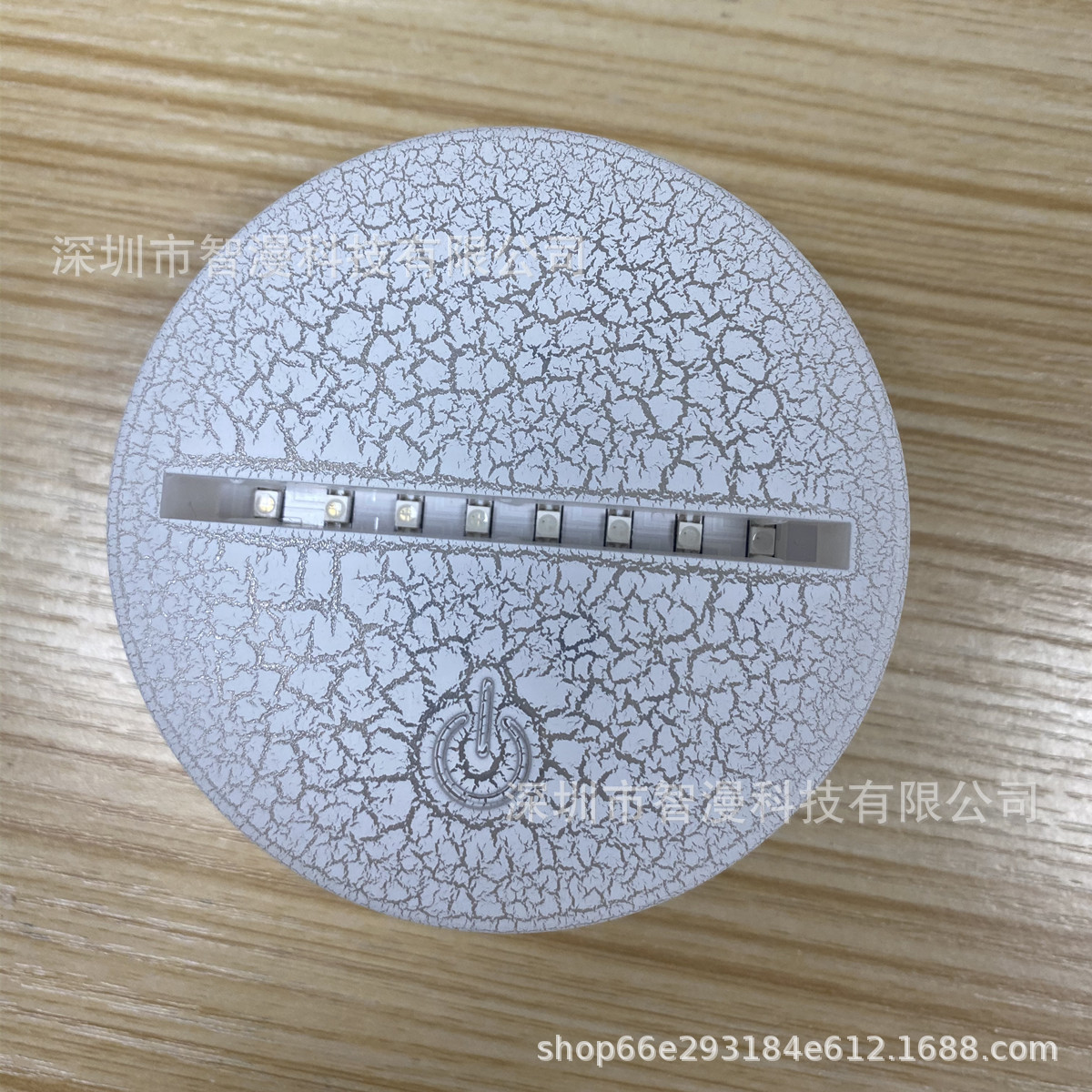 Base de luz nocturna nueva base de carga USB creativo control remoto táctil 3D noche luz LED lámpara de mesa base