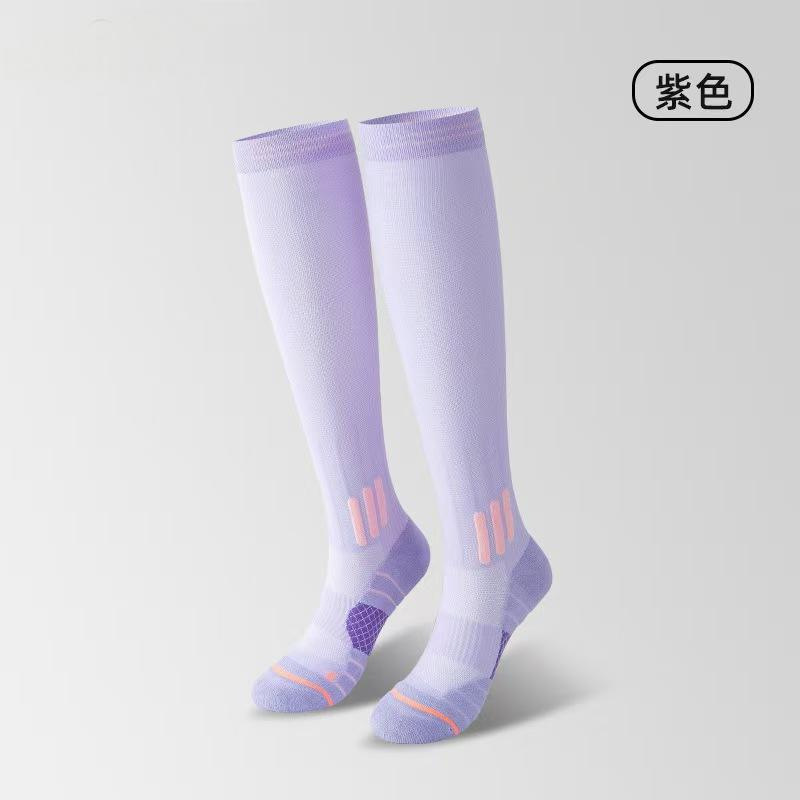 Medias de presión deportivas delgadas de micropresión, carreras profesionales, salto de cuerda, musculación muscular de pantorrilla, medias para mujeres image 28