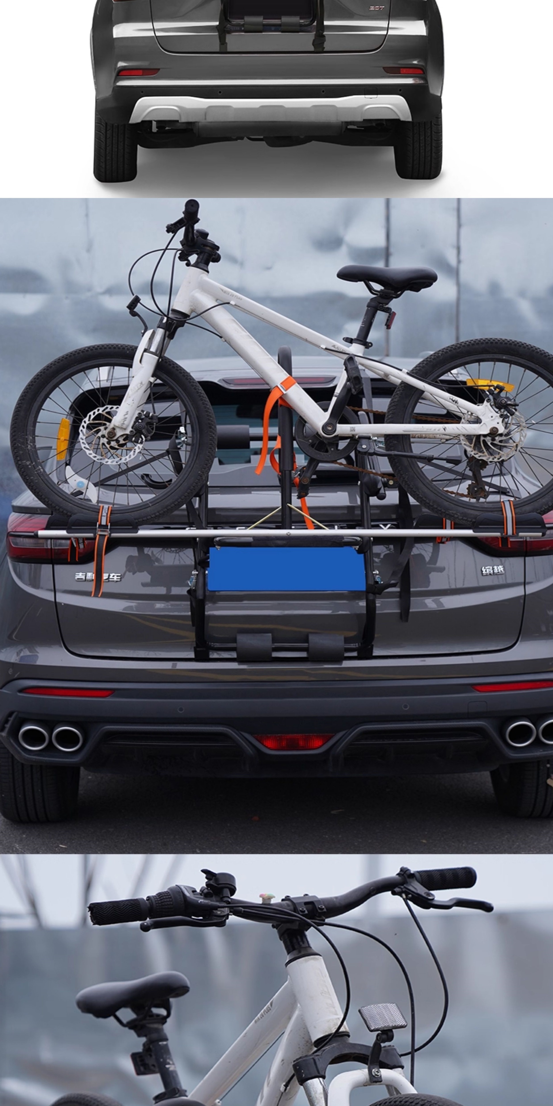 Suitable for Taiwan ZENTORACK car and bicycle rack, rear-mounted rack, trunk suspension, SUV, hatchback