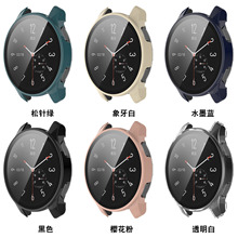 适用vivo watch2手表保护壳vivo手表2代表壳PC+钢化玻璃壳膜一体