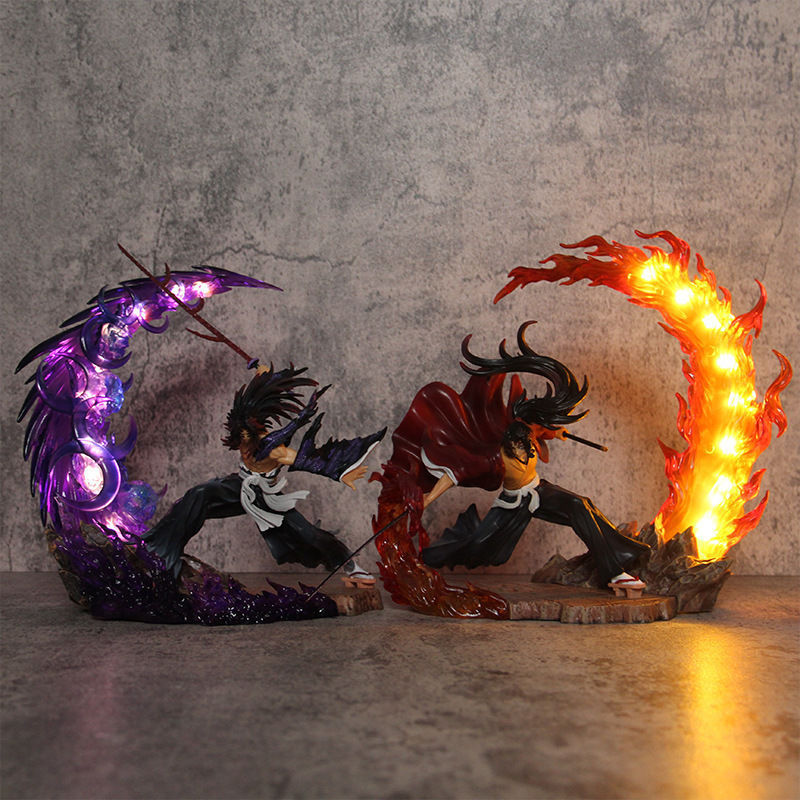 Ghost Extinguishing Blade GK Fighting Black Death Mou Fighting Following the Edge of the Country A Luminous Edition Model Statue Hand-made Ornaments Ghost Extinguishing Blade GK Fighting Black Death Mou Fighting Following the Edge of the Country A Luminous Edition Model Statue Hand-made Ornaments