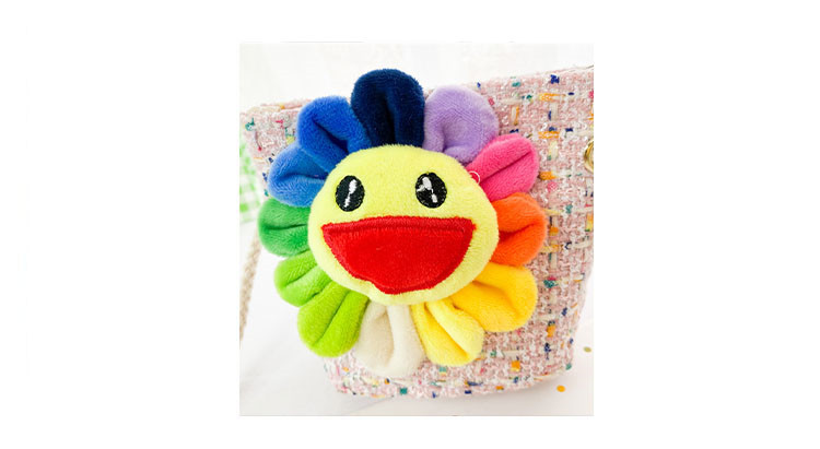 New Cartoon Cute Flowers Straw Children's Bag Wholesale Nihaojewelry display picture 2