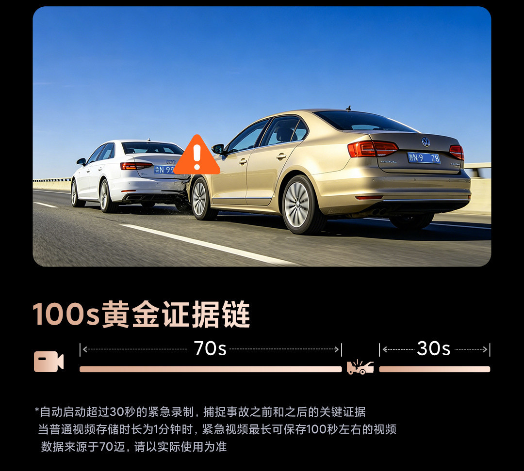 70Mai M800Pro Dash Cam 4K Ultra-Clear Night Vision Front and Rear Dual Recording Parking Monitoring 70Mai Dual Camera
