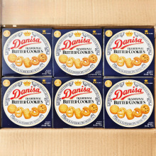 皇冠丹麦曲奇72g盒装黄油味饼干礼盒休闲零食结婚伴手礼批发工厂