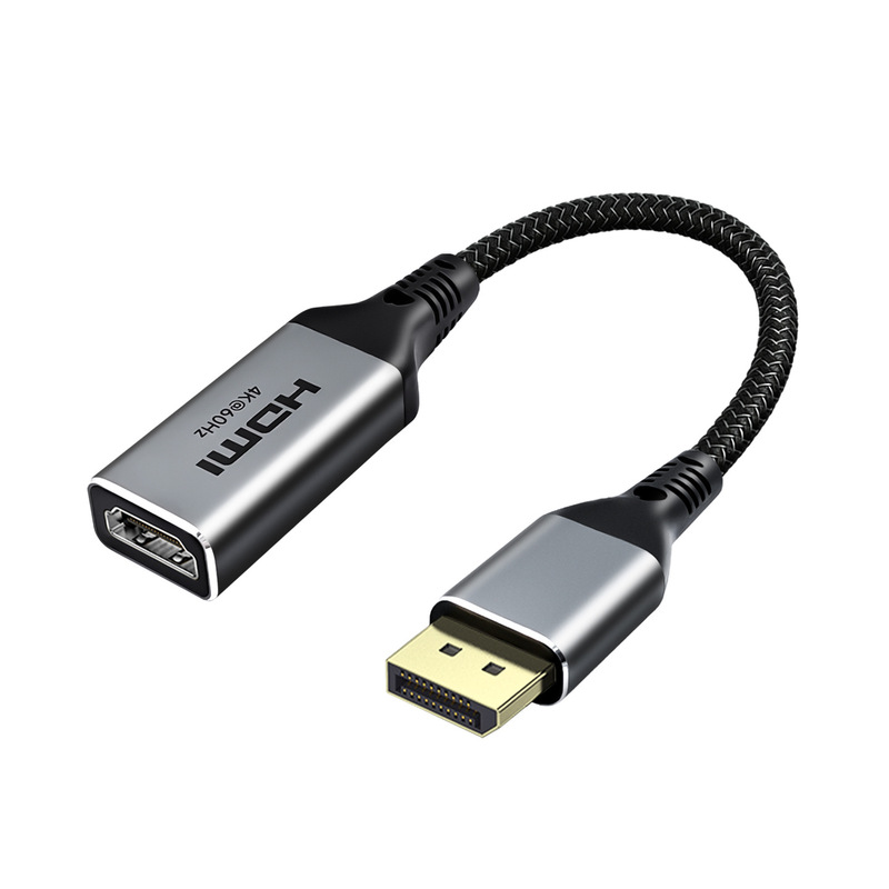 DP公转HDMI母转接线4K60Hz高清视频线电脑接显示器转换器延长器|undefined