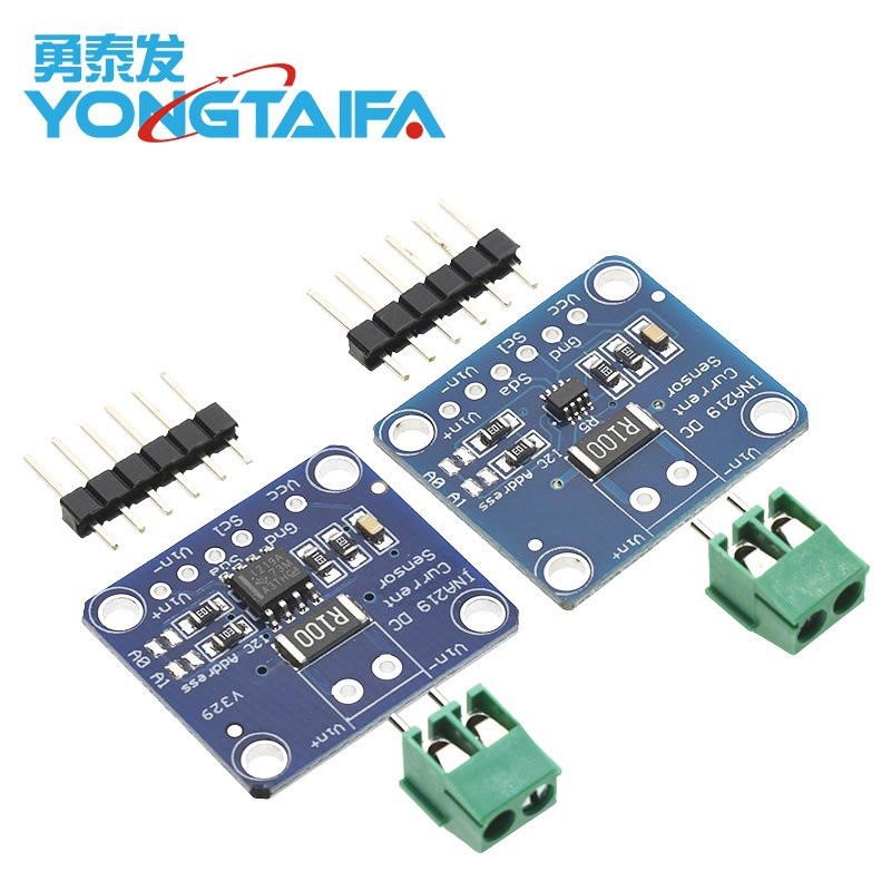 MCU-219 INA219 I2C 接口零漂移 双向电流／电源监控传感器模块