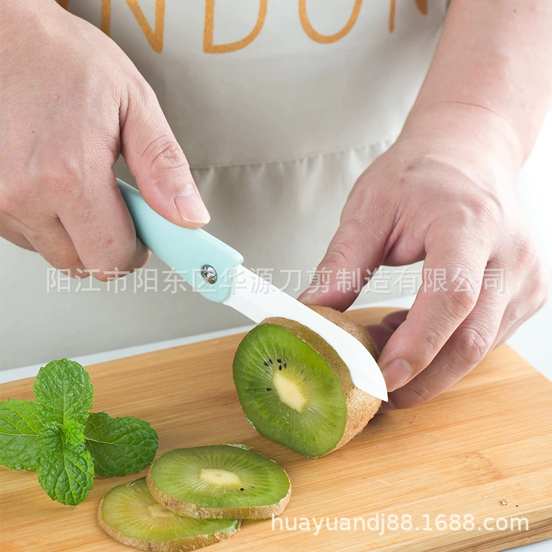 Scandinavian ceramic folding fruit pocket knife, handheld, giftable