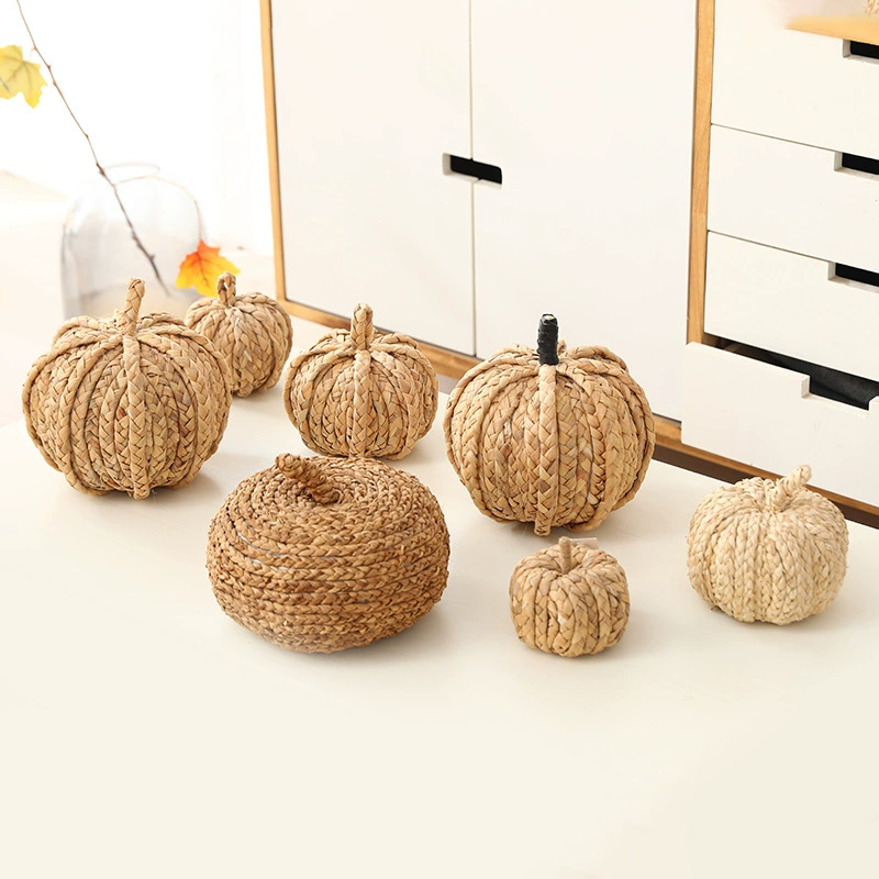 Хэллоуин День благодарения моделирование тыквы Модель ресторан окно дисплей поддельные тыквы растение ремесла украшения