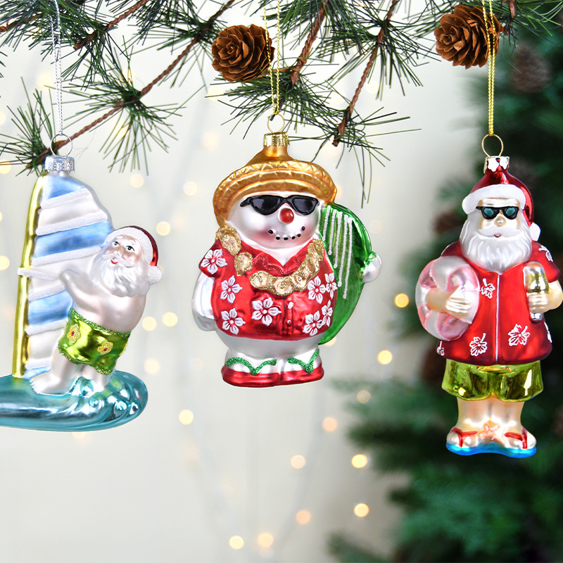 Decoraciones navideñas, vitral pintado, árbol de coco, árbol de Navidad, adornos creativos, arreglos de escena, colgantes