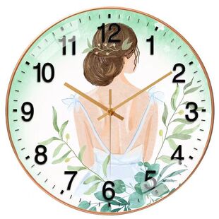Clock Wall Clock Living Room Home Creative Personality Wall Clock Mute Punch-free Bedroom Dining Room Nordic Watch Clock