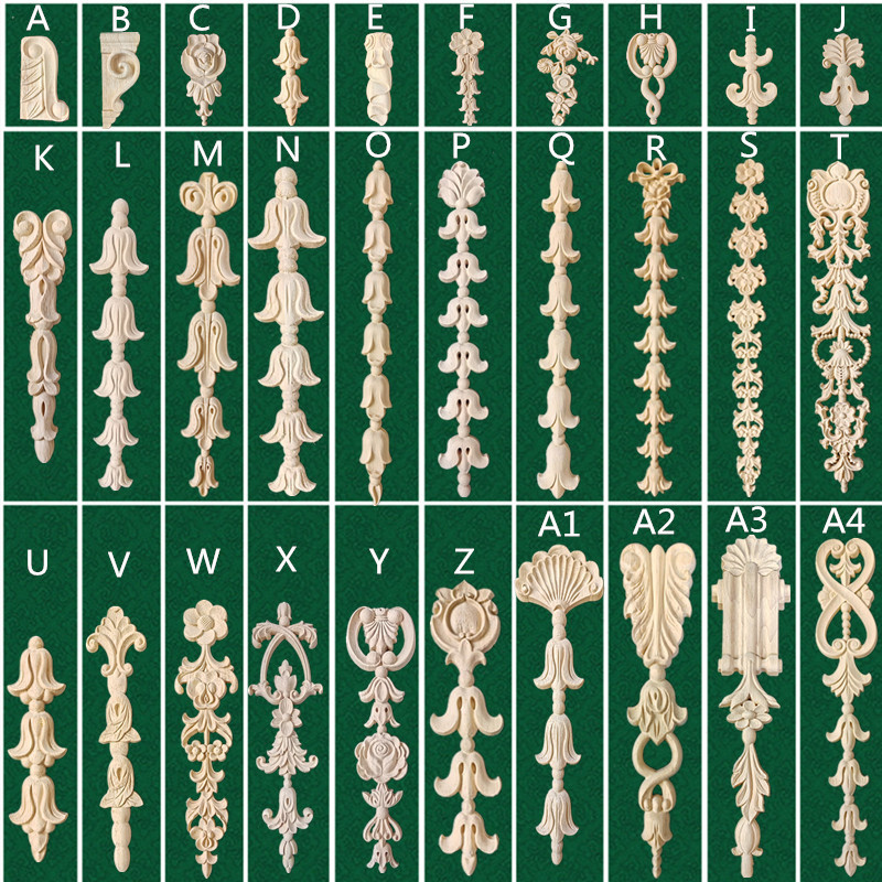 Dongyang Wood Carving Chinese and European Style Solid Wood Decal Furniture Decorative Cabinet Stigma Top Flower Background Decorative Carved Patch Dongyang Wood Carving Chinese and European Style Solid Wood Decal Furniture Decorative Cabinet Stigma Top Flower Background Decorative Carved Patch