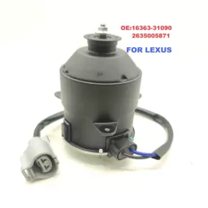 16363-31090/263500-5871 Avtomobil Soyuducu Ventilyator Mühərriki Kondenser Elektron Ventilyator