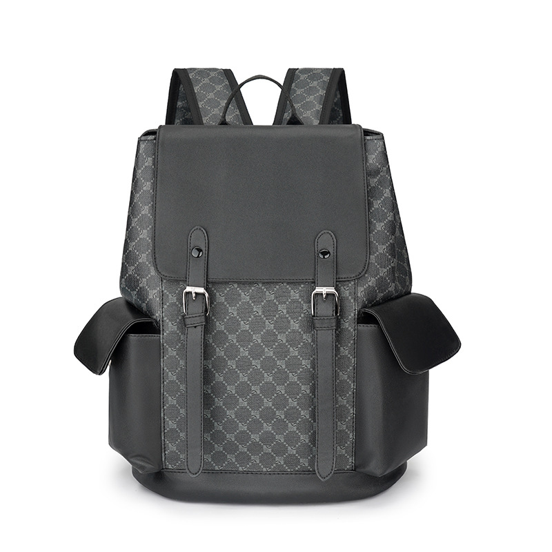 Mochila portátil de gran abertura, mochila deportiva de alta capacidad de viaje, bolsa de computadora casual para hombres