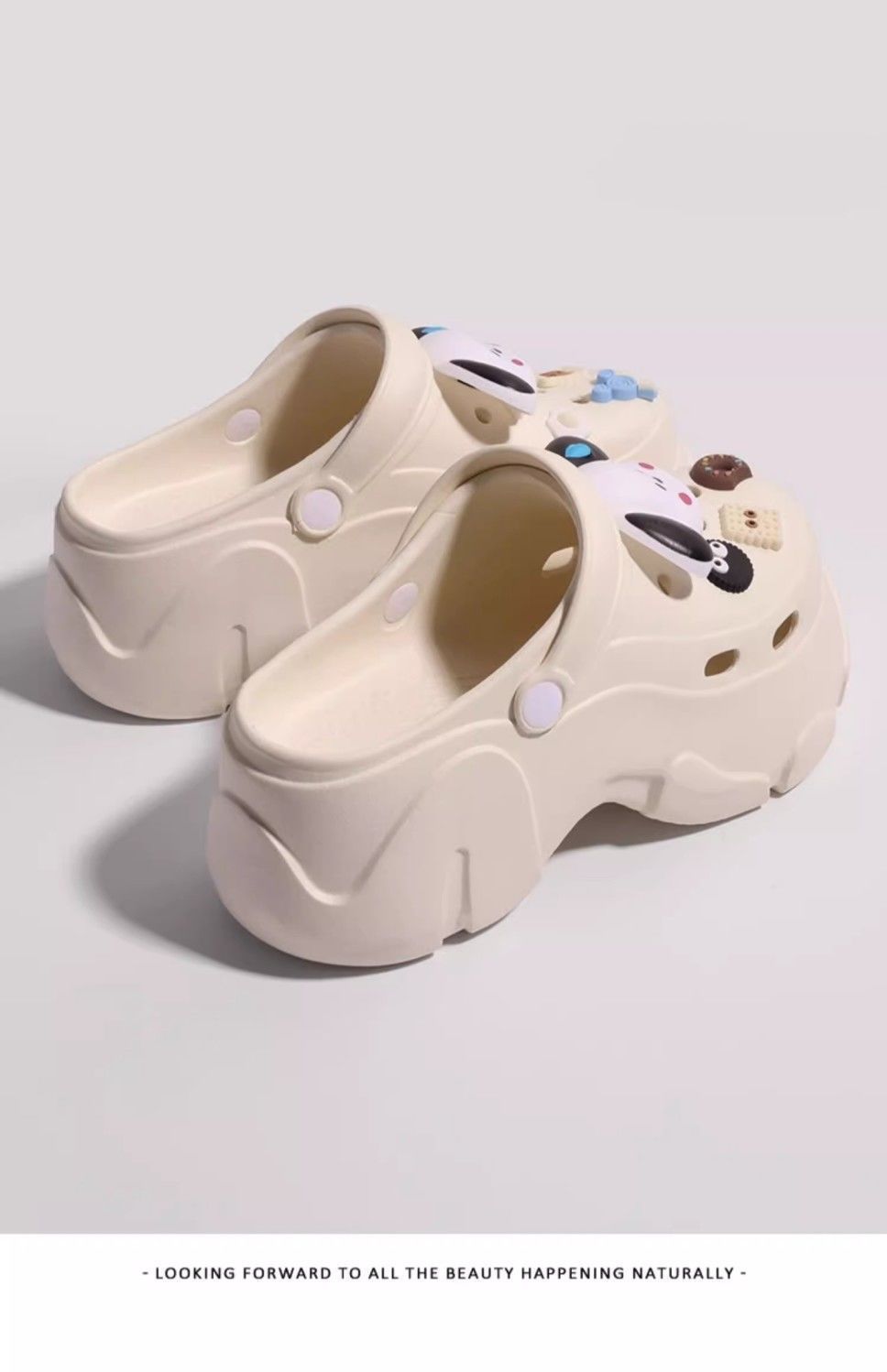 7 cm 두꺼운 여성뮬슬리퍼형샌들